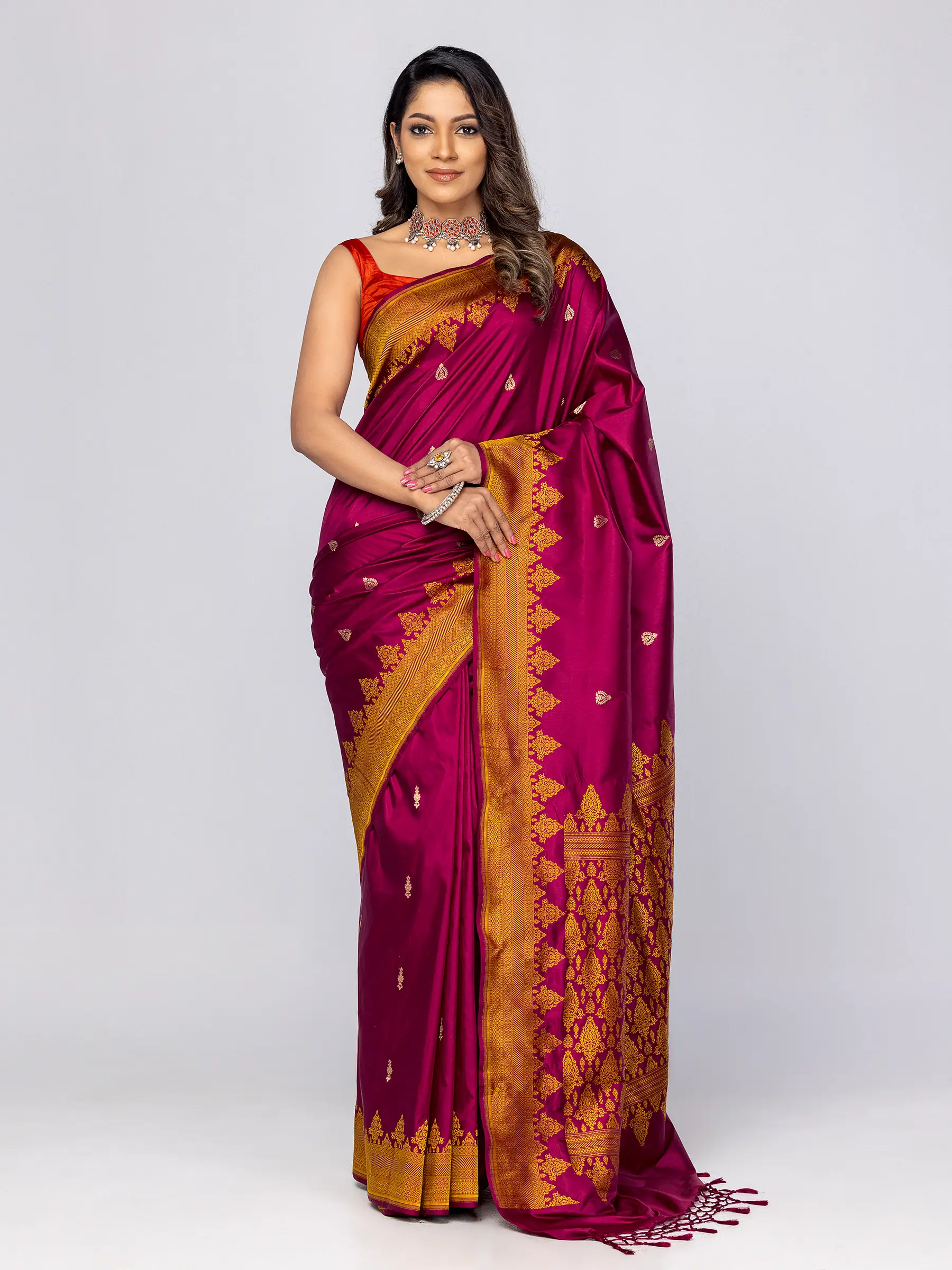 Blue/Cyan Dual Tone Mirpur Katan Saree