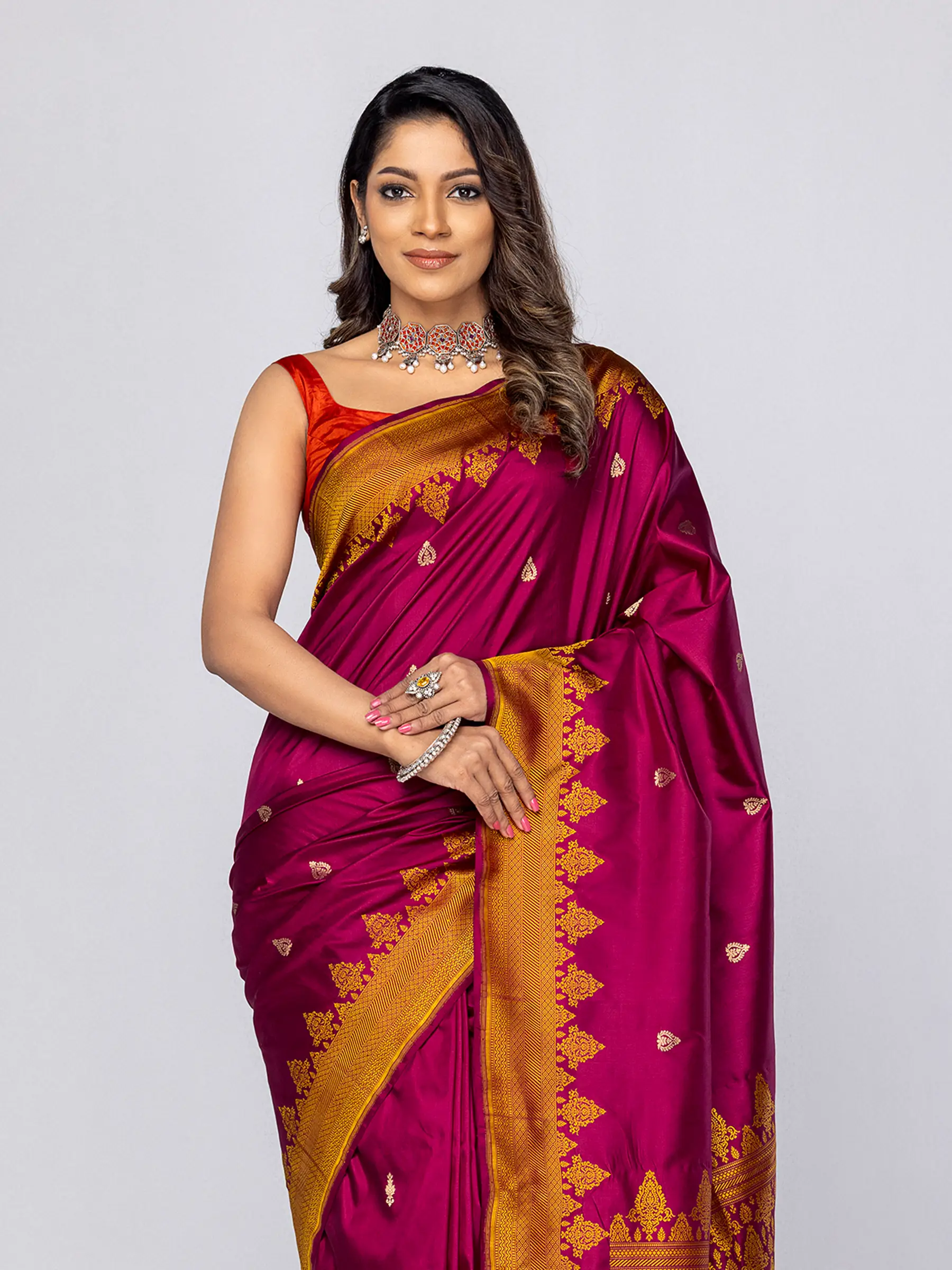 Blue/Cyan Dual Tone Mirpur Katan Saree