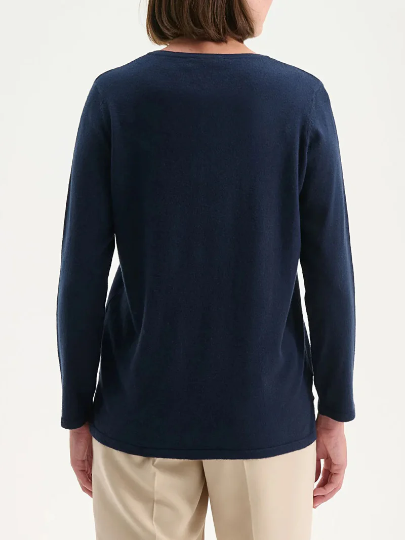 Womens Elegant Knit Pullover Long Sleeve Sweater