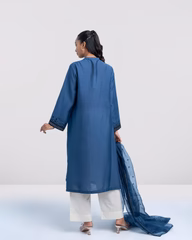 Women's Half Silk Two Piece Set